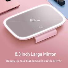 Baseus Car Interior Mirror Universal LED Auto Sun Visor Mirror Cosmetic Makeup Mirrors Automobile Decoration Mirror Car