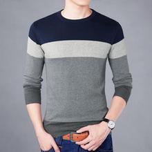 Spring Autumn Casual Men's Sweater Pullovers O-Neck