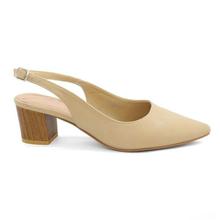 DMK Cream Pointed Ankle Strap Shoes For Women - 98692