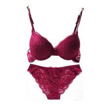 Sexy Lace Bra Set Women Underwear Set Push Up Bra Set Sexy Lcae Briefs