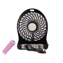 Rechargeable 3 Speed Mode Portable Mini USB Fan Lithium Battery