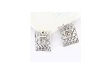 Sterling Silver Cubic Zirconia Stud Earrings For Women