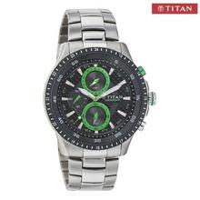 Titan Black Dial Chronograph Watch For Men - 90030NM01