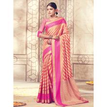 Stylee Lifestyle Magenta Banarasi Silk Jacquard Saree - 2298