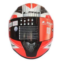 LS2 Rapid Red/White Full Helmet