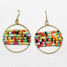 Multicolored Beaded Earrings For Women