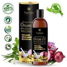 The Yogi Organic Onion Oil for Hair Growth with Bhringraj