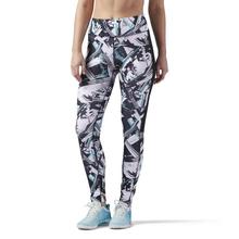 Reebok Solid Teal Workout Ready Fitness Leggings For Women - CE1208