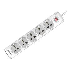 3 Meter HuntKey SZN501-2 (Power Strip 5 sockets with surge protection multi plug)