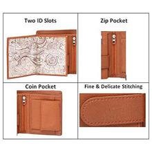 Orkee Artificial Leather RFID Protected Tan Men's Wallet