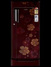 Whirlpool 205IM Royale special finish 190L Single Door Refrigerator- Maroon/Grey