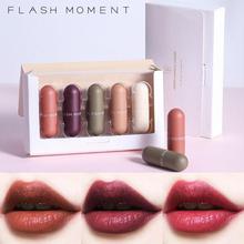 FlashMoment 5 Colors Cute Mini Matte Lipstick Long Lasting