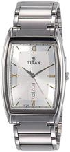 Titan Men's Analogue White Dial Watch 1640SM02