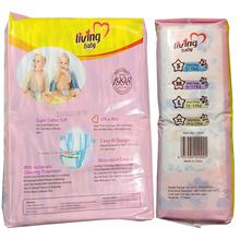 Living Baby Disposable Diapers (Small, 42pcs) [Buy 1 Get 1 FREE]