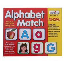 Creative Educational Aids Alphabet Match Puzzle - Red