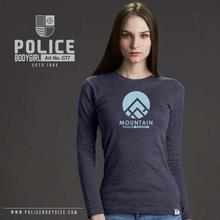 Police Navy Blue 'Police Element' T-Shirt For Women (GT.7)