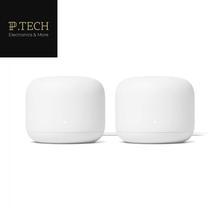 Google Nest Wi-Fi, Home Wi-Fi System, Wi-Fi Extender, Mesh Router for Wireless Internet, 2 packs, Router and Point