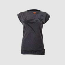 Wildcraft Dark Grey Dragon Graphic Printed T-Shirt For Women