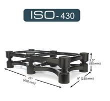 Iso Acoustics ISO-430 Oversized Acoustic Isolation Stand for Studio Monitors And Amplifiers (Each) - Speaker Stand