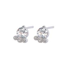 Birthday gift_wanying jewelry diamond zircon earrings s925