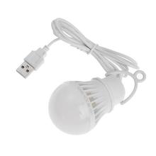 1pc 3/5/7W PVC Portable USB LED Bulb Energy Saving Light Camping Tent Travel Work Lamp