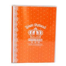 Orange Crown Printed Notebook Diary