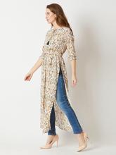 Miss Chase Multicolour Crepe Maxi For Women