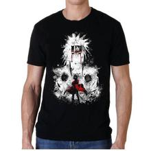 Apricot Black Jiraiya Printed Tees for Men