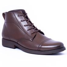 Caliber Shoes Coffee Lace Up Lifestyle Boots For Men - ( 230 C )