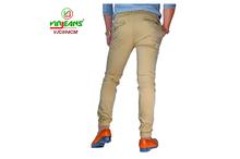 Virjeans Men’s Skinny Stretchable Cotton Slim Fit Pant Cream- (VJC 694)