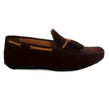 Penny Brown Slip On Loafer Shoes For Men