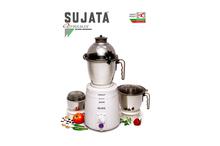 Sujata Dynamix 900 W Mixer Grinder (White, 3 Jars)