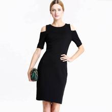 Casual Bodycon Dress – Black