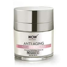 WOW Anti Aging No Parabens & Mineral Oil Night Cream, 50mL