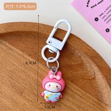 Pebbles Nepal Viral Sanrio Keychains Kawaii Cartoon Characters Key Bag Purse Charm Pendant for Men Women