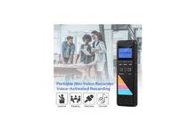 Digital Audio Voice Recorder, 350 Hours Recording Time, MP3 Player, Long Standby Time, 8 GB, 1600 mAh Rechargeable Battery