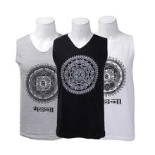 Combo of 3 Round Neck Unisex T-Shirt (Black/White/Blue)