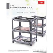 Apex Plastic Big Multipurpose Rack 3 Steps