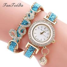FanTeeDa Top Brand Women Bracelet Watches Ladies Love