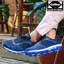 Caliber Shoes Black/Blue Ultralight Sport Shoes For Men - ( 632 )