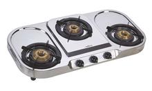 Elica Inox 763 SS 3 Burner Cooktop