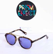 Stylish Light Violet shaded Wooden and Black Colored Frame Sunglasses for women