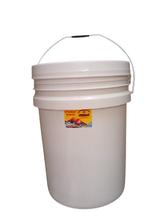 Gem Plastic White Bucket (Drum) With Lid - 20 L (P20)