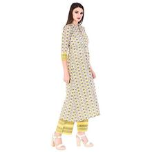 KHUSHAL K Women's Cotton Printed Kurta with Palazzo Set