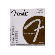 Fender 70L Acoustic Guitar 80/20 Ball End Strings