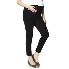 Nine Maternity Ankle Length Leggings In Navy-(LGSES15-5096)