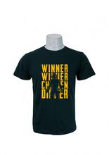Wosa -Round Neck Wear Green Winner Winner Chicken Dinner-Pub G! T-Shirt