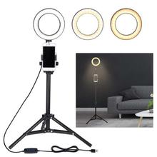 28W Ring Fluorescent Photo Lamp Ring Photo Video Light+ 200cm Light Stand for Make up Selfie light and Photo Portrait Lighting