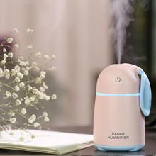 Cute Rabbit Humidifier 170ML Ultrasonic Car Air Humidifier Mini USB