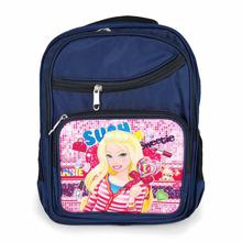 3D Printed Barbie Kids School Bag (Navy Blue)